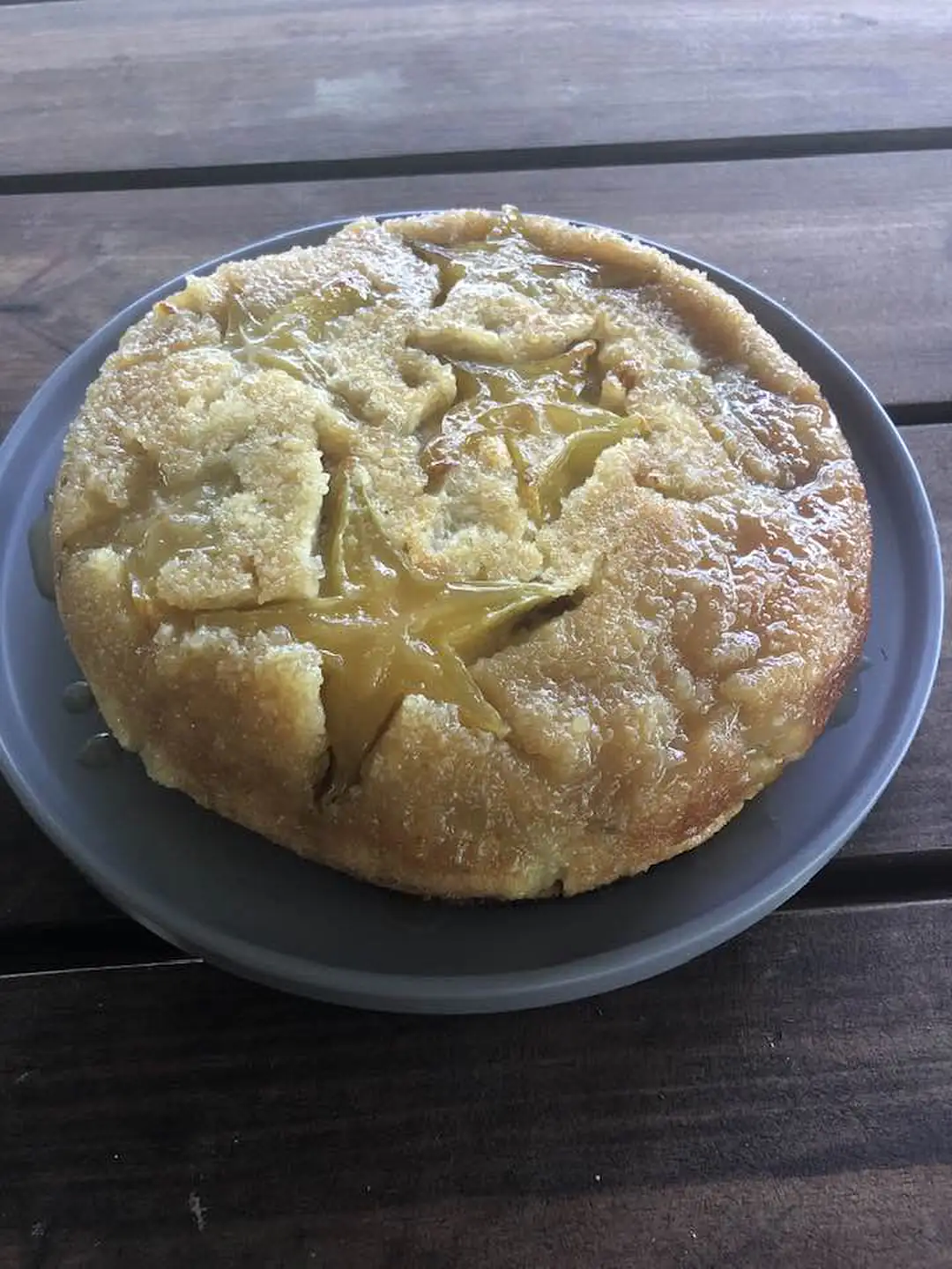 Our new chef just made star fruit (carambola) cake_n