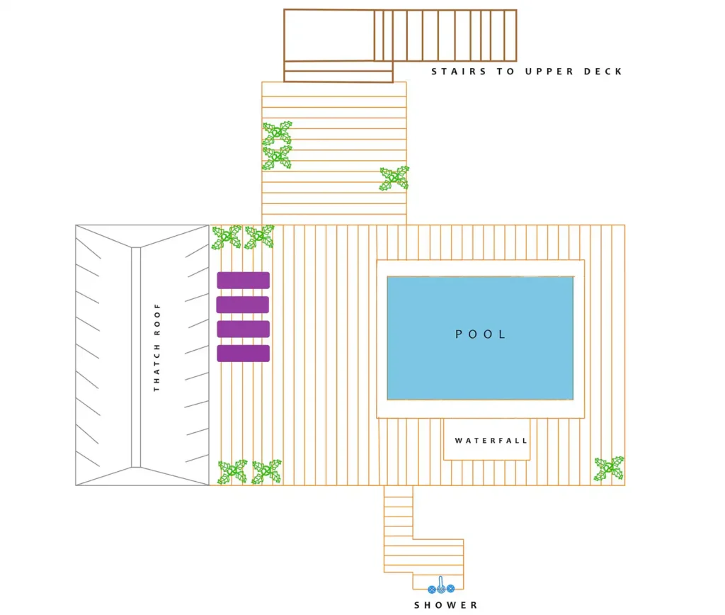 Deck area