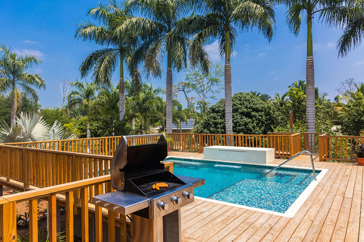 rest1barbecue Relax, kick back, enjoy the barbecue by the pool